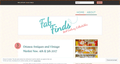 Desktop Screenshot of fabfindsblog.com