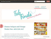 Tablet Screenshot of fabfindsblog.com